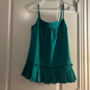 Richard Chai Teal Sleeveless Blouse
